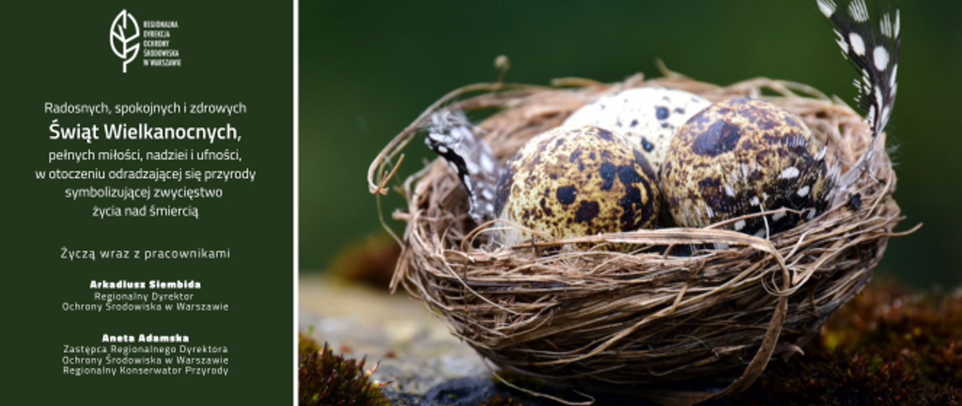 Życzenia świąteczne kwiecień 2023