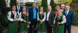 Premier Mateusz Morawiecki podczas spotkania z seniorami w Zambrowie 