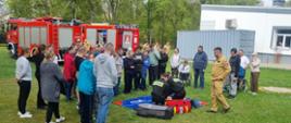 Wizyta obornickich strażaków u Podopiecznych WTZ w Wiardunkach