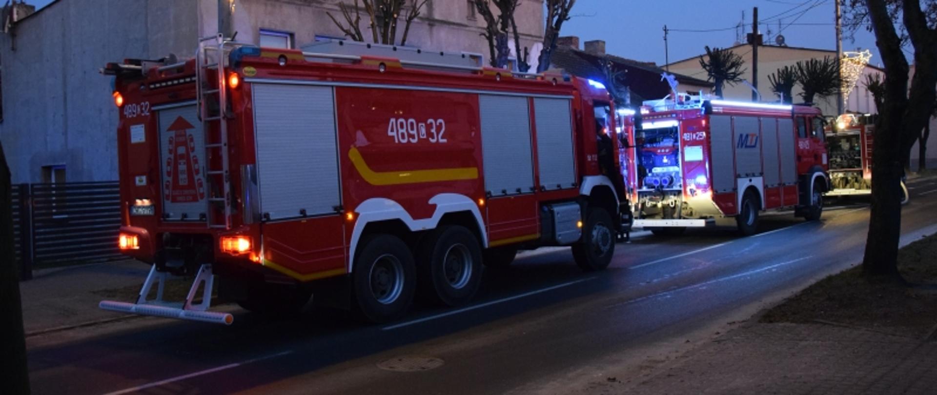 Pożar budynku mieszkalnego w Mogilnie