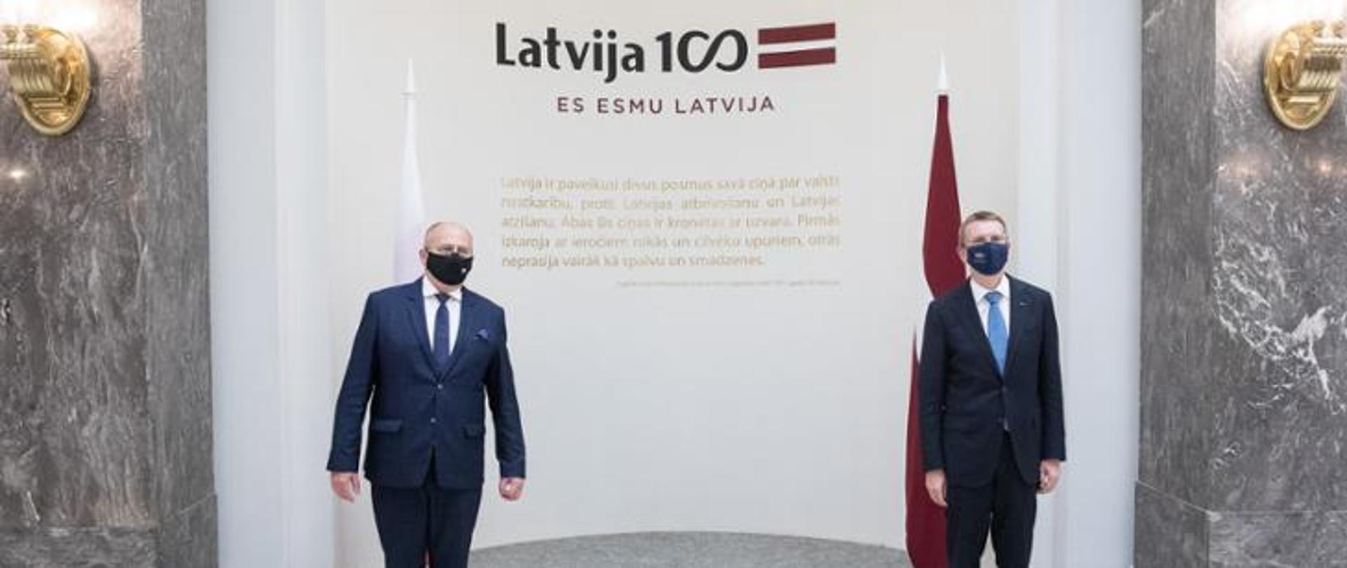 Minister Zbigniew Rau visits Riga