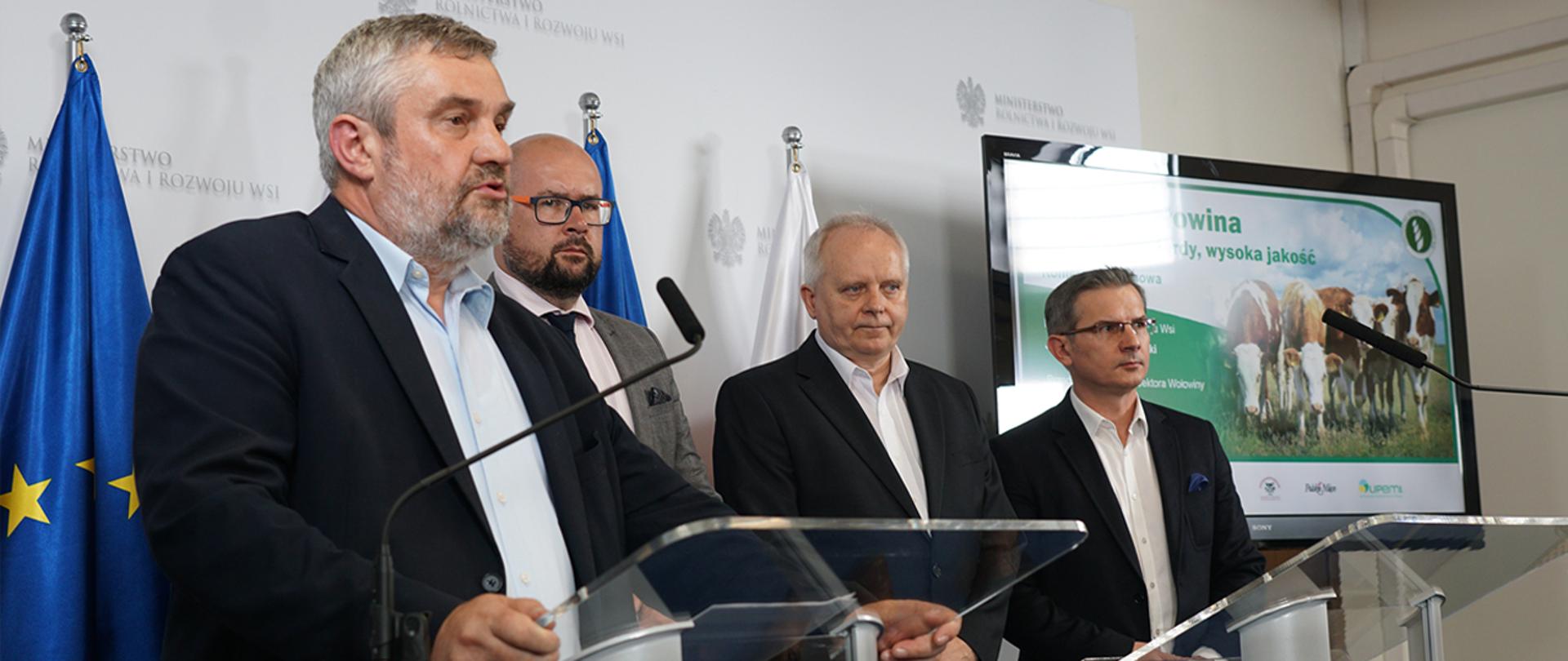 Uczestnicy konferencji prasowej