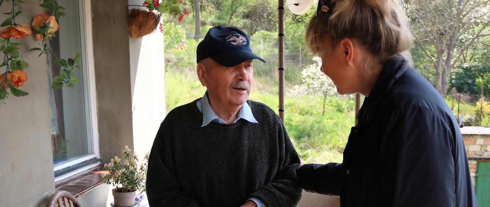 Władysław Czyżewski, obok Marta Sabiłło