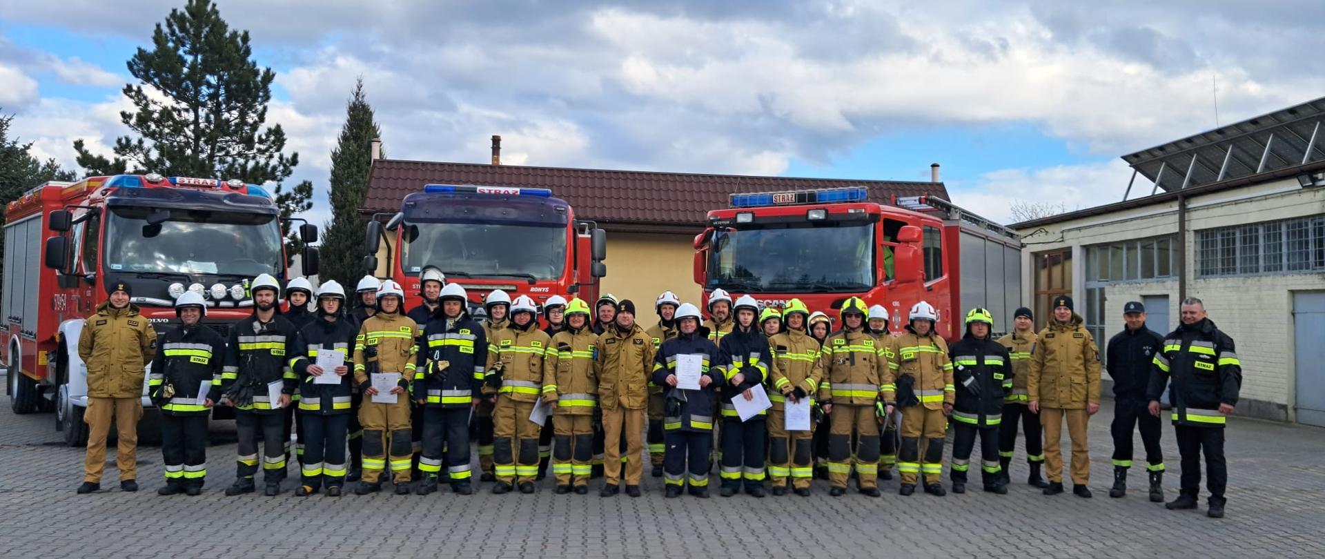 24.03.2024 r. - Zakończenie szkolenia podstawowego strażaka ratownika OSP