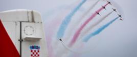 Pokaz w bazie lotniczej Zemunik k/Zadaru. Swoje umiejętności zaprezentowali piloci z elitarnych zespołów Red Arrows i Krila Oluje. 