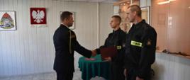Ślubowanie nowo przyjętych do służby funkcjonariuszy