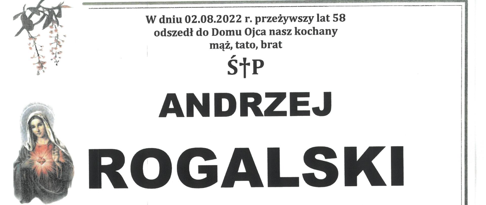 śp. Andrzej Rogalski