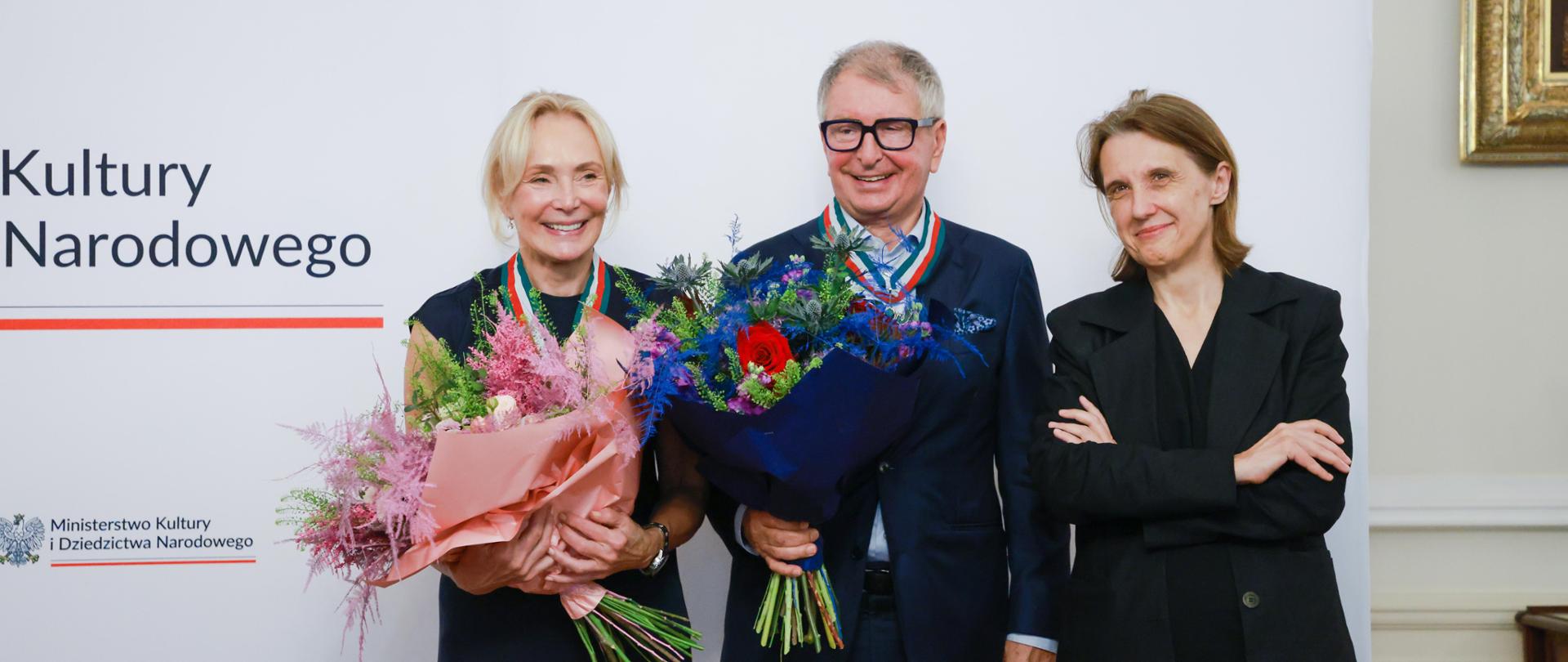 Anna Woźniak-Starak i Jerzy Starak odznaczeni Złotym Medalem „Zasłużony Kulturze Gloria Artis”, fot. Danuta Matloch/MKiDN