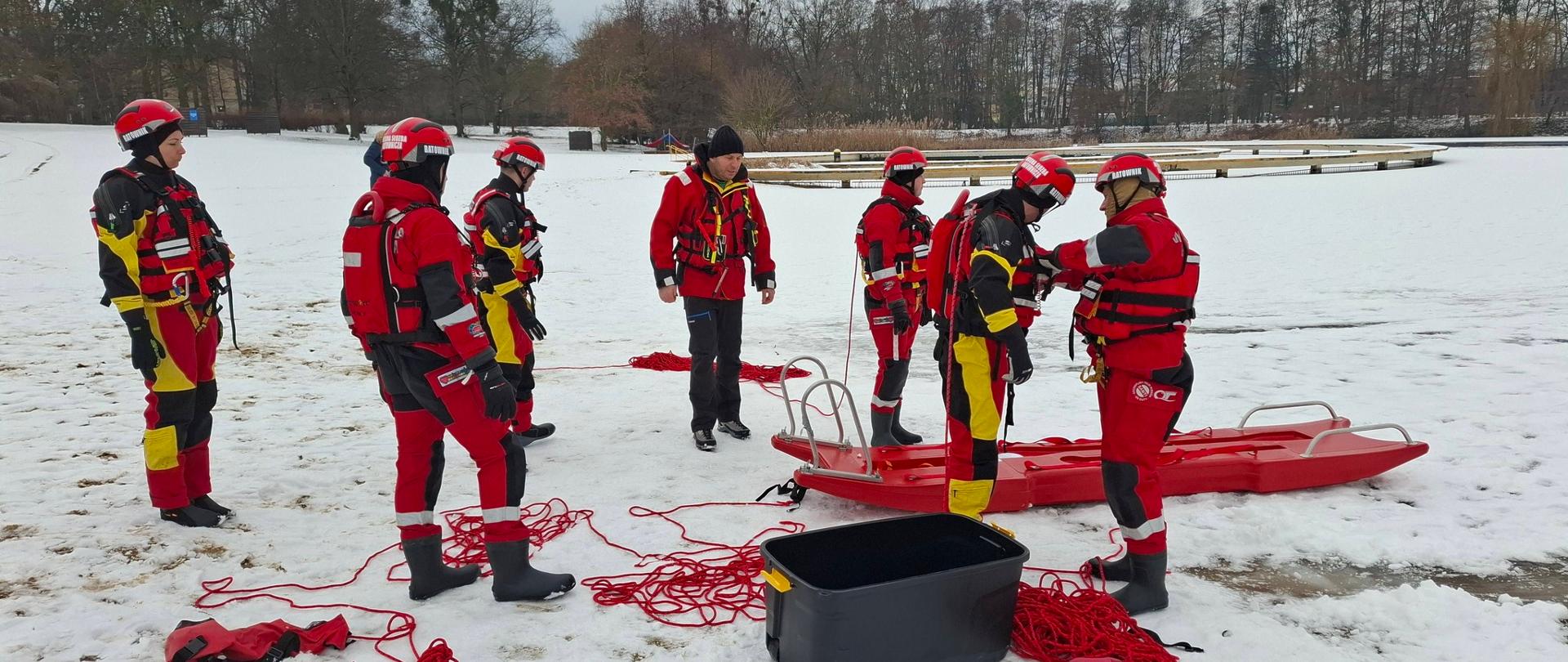 Ćwiczenia Strażaków na Kąpielisku Morskie OKO