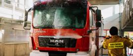 Uroczyste otwarcie myjni przejazdowej na samochody pożarnicze Jednostki Ratowniczo-Gaśniczej Nr 1 Komendy Miejskiej PSP w Białymstoku