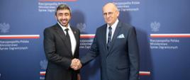 Minister Zbigniew Rau met with H.H. Sheikh Abdullah bin Zayed Al Nahyan, Minister of Foreign Affairs and International Cooperation of the United Arab Emirates