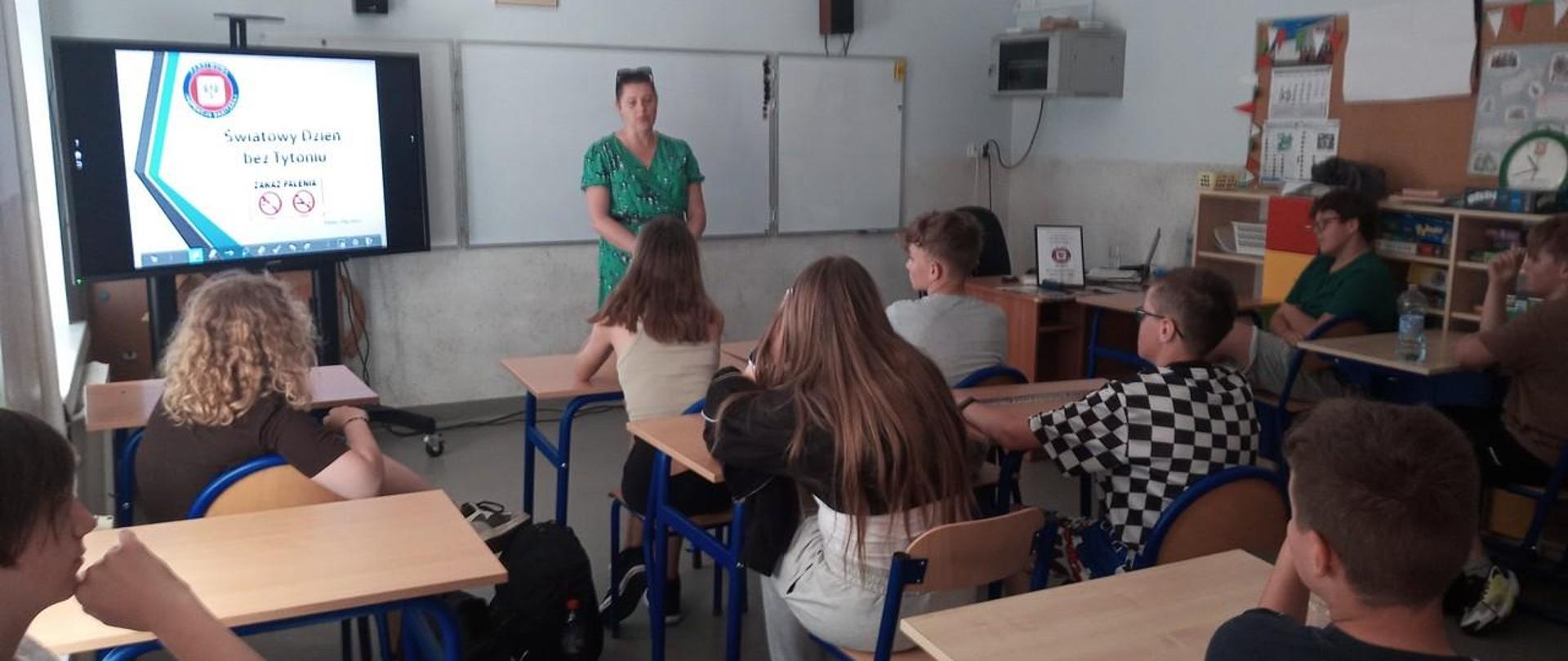 Światowy Dzień bez Tytoniu – pogadanka w Zespole Szkolno- Przedszkolny w Kokaninie