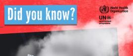 Dłoń z papierosem na czarnym tle. Napis na błękitnym tle Did you know?
A smoker produces 5 tonnes of CO2 in their lifetime