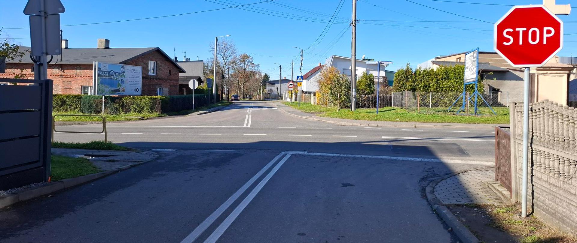 Skrzyżowanie ul. Gliwickiej z ul. Witosa oraz ul. Długą w ciągu DK78 w Reptach