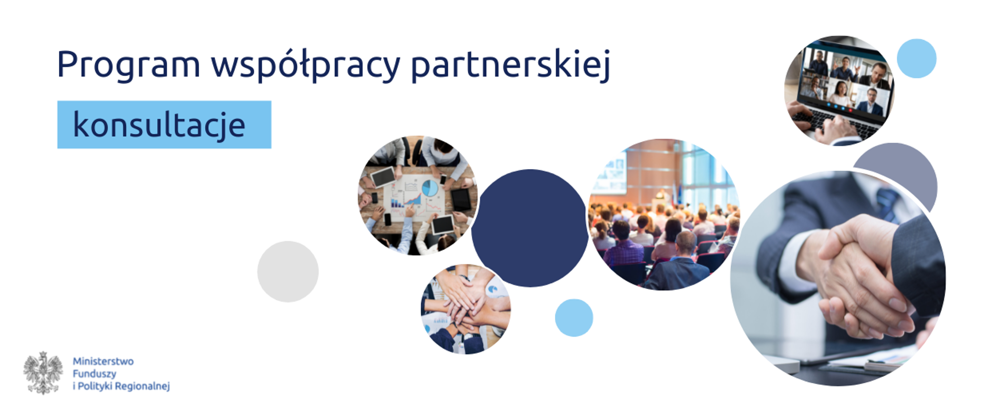napis na grafice: konsultacje programu współpracy partnerskiej