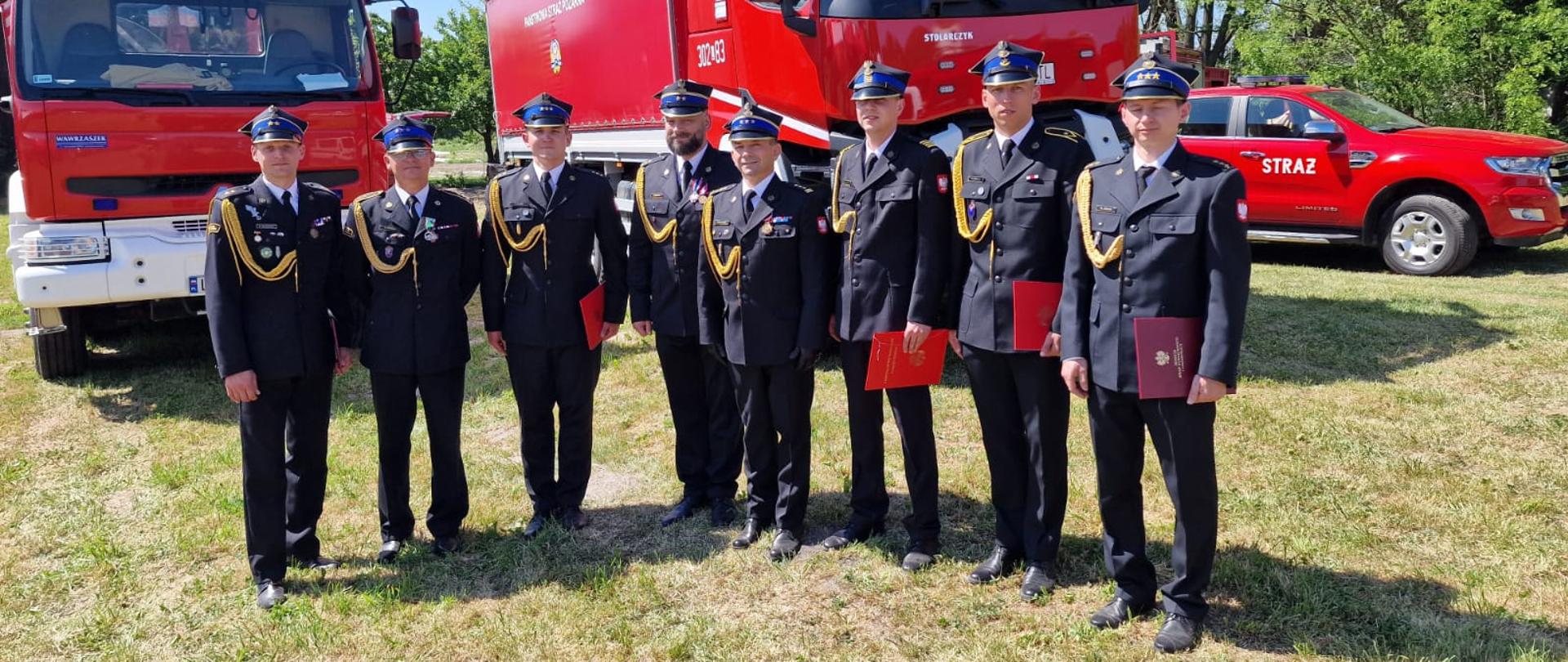 Uroczystość wyróżnienia strażaków za działania podczas akcji w Puszczy Solskiej