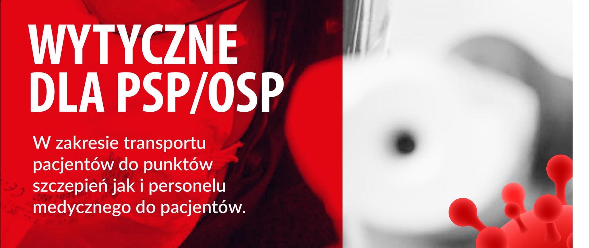 Transport osób na do punktu szczepień 