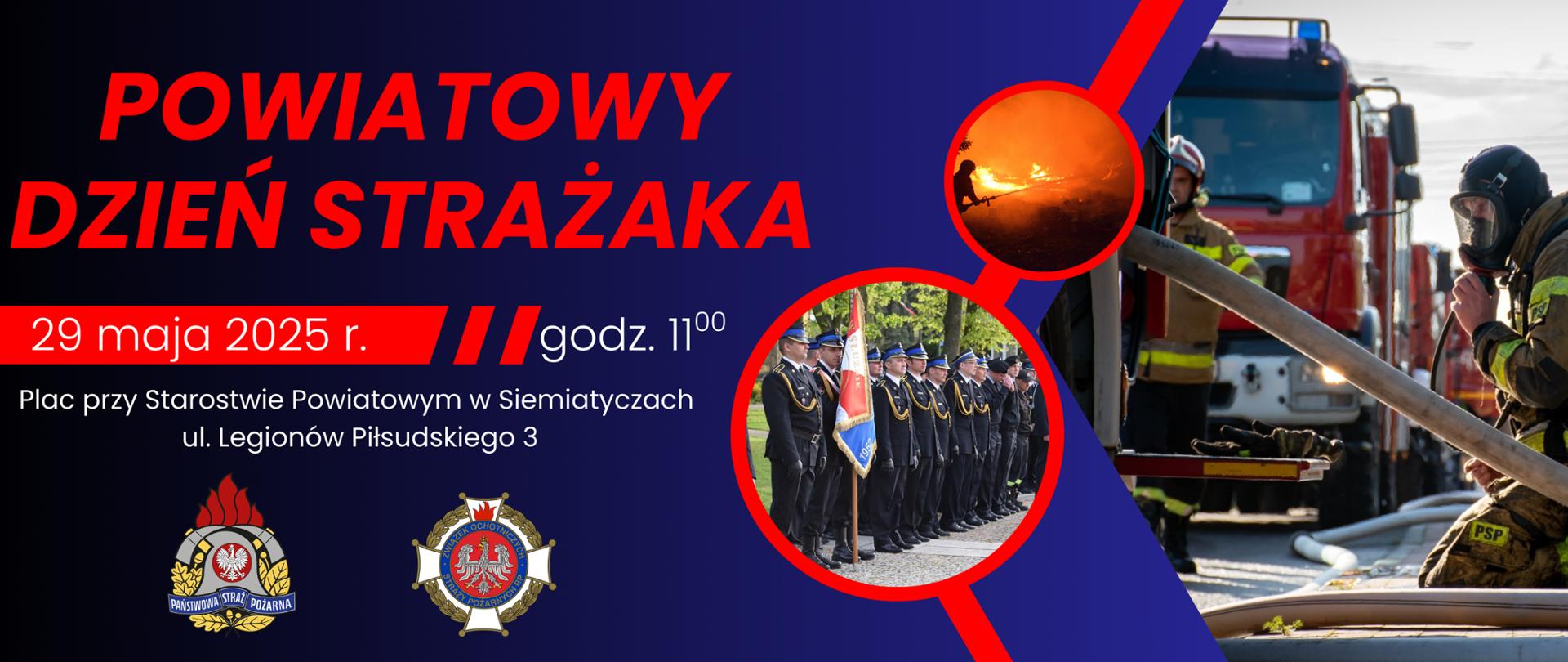 Powiatowe Obchody Dnia Strażaka- Siemiatycze 2025
