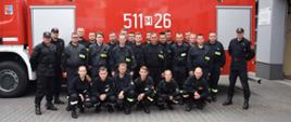 zdjęcie grupowe absolwentów szkolenia dowódców OSP