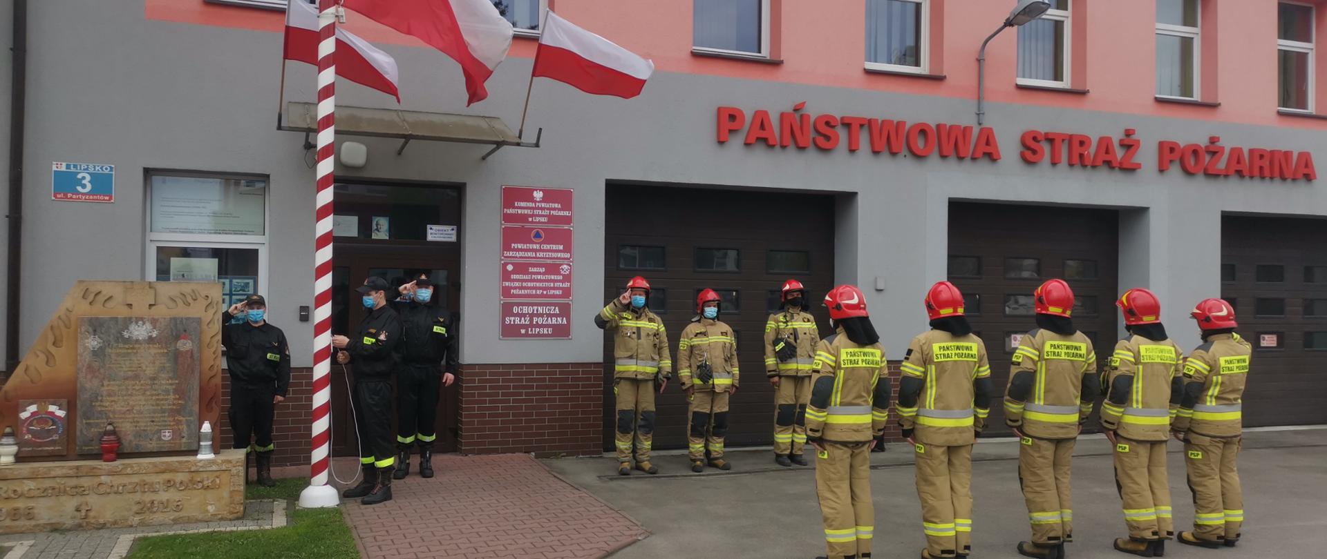 Dzień Flagi KP PSP w Lipsku