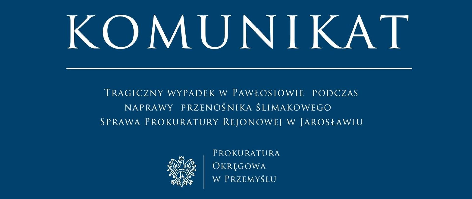 Tragiczny wypadek w Pawłosiowie podczas naprawy przenośnika ślimakowego
