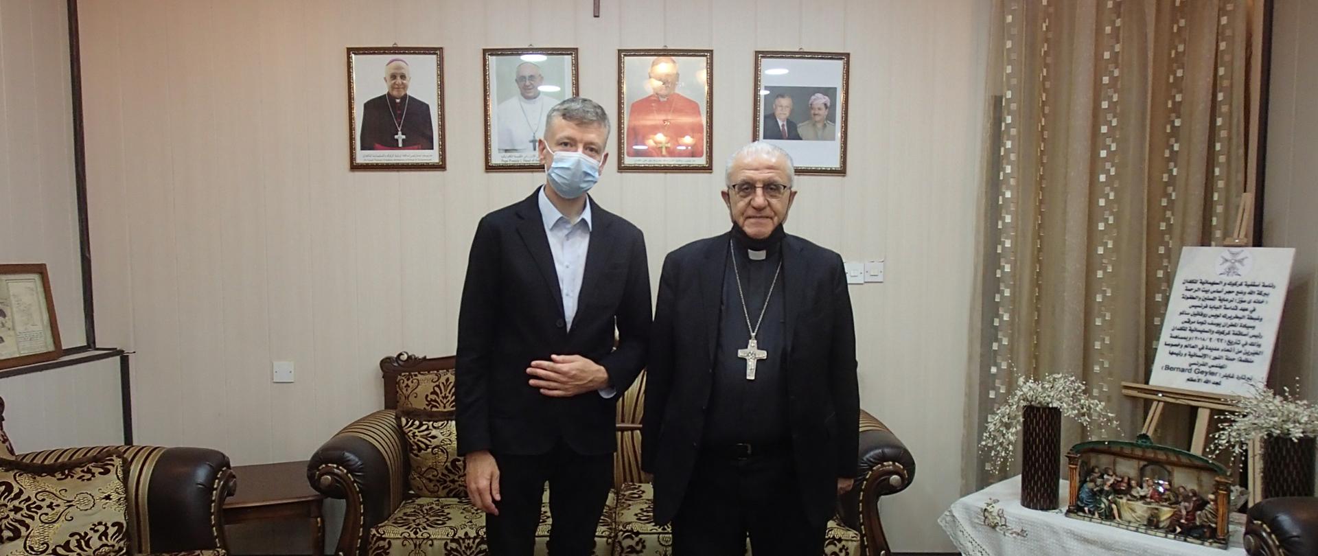 Spotkanie z abp Kirkuku i Sulejmaniji, dr Yousif Thomas Mirkis 