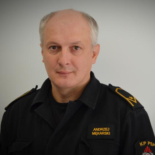 mł. asp. Andrzej Mękarski Dyżurny Stanowiska Kierowania