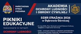 plakat informacyjny dzień strażaka 2026