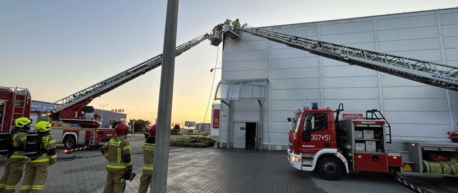 Interwencja strażaków na Bielanach Wrocławskich