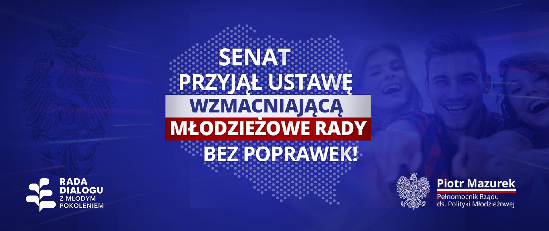 Ustawa wzmacniająca młodzieżowe rady przyjęta przez Senat bez poprawek!