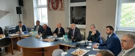 Spotkanie w Urzędzie Gminy Bierawa dotyczące inwestycji ochronę przeciwpowodziową gminy Bierawa i Reńska Wieś