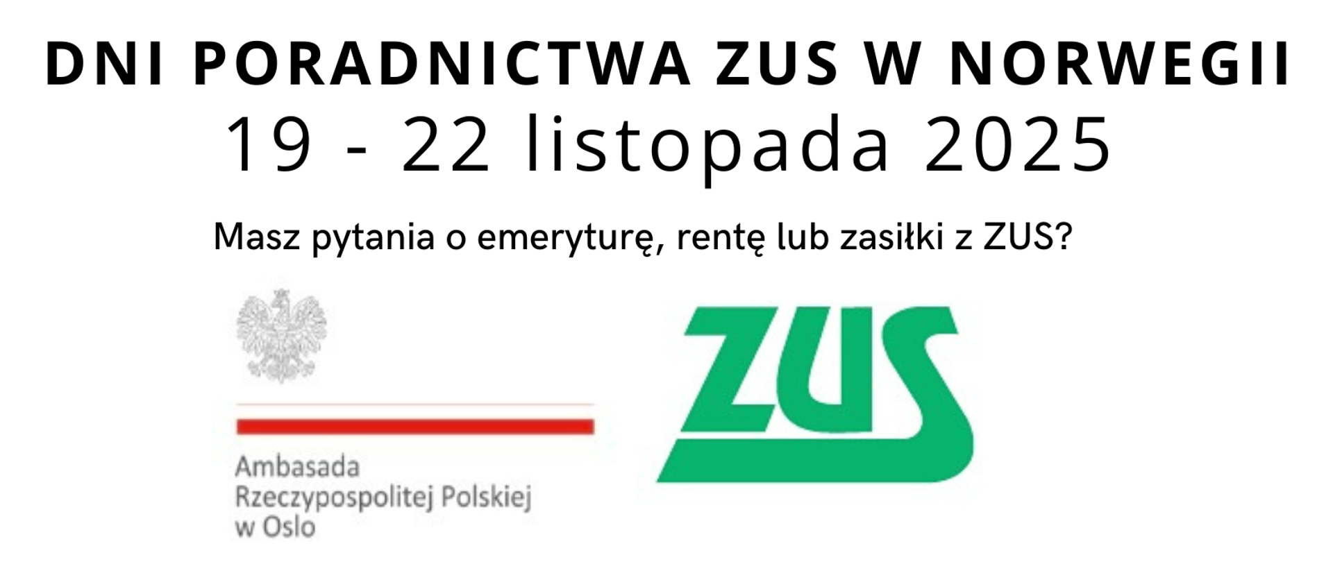 Dni Poradnictwa ZUS 2025