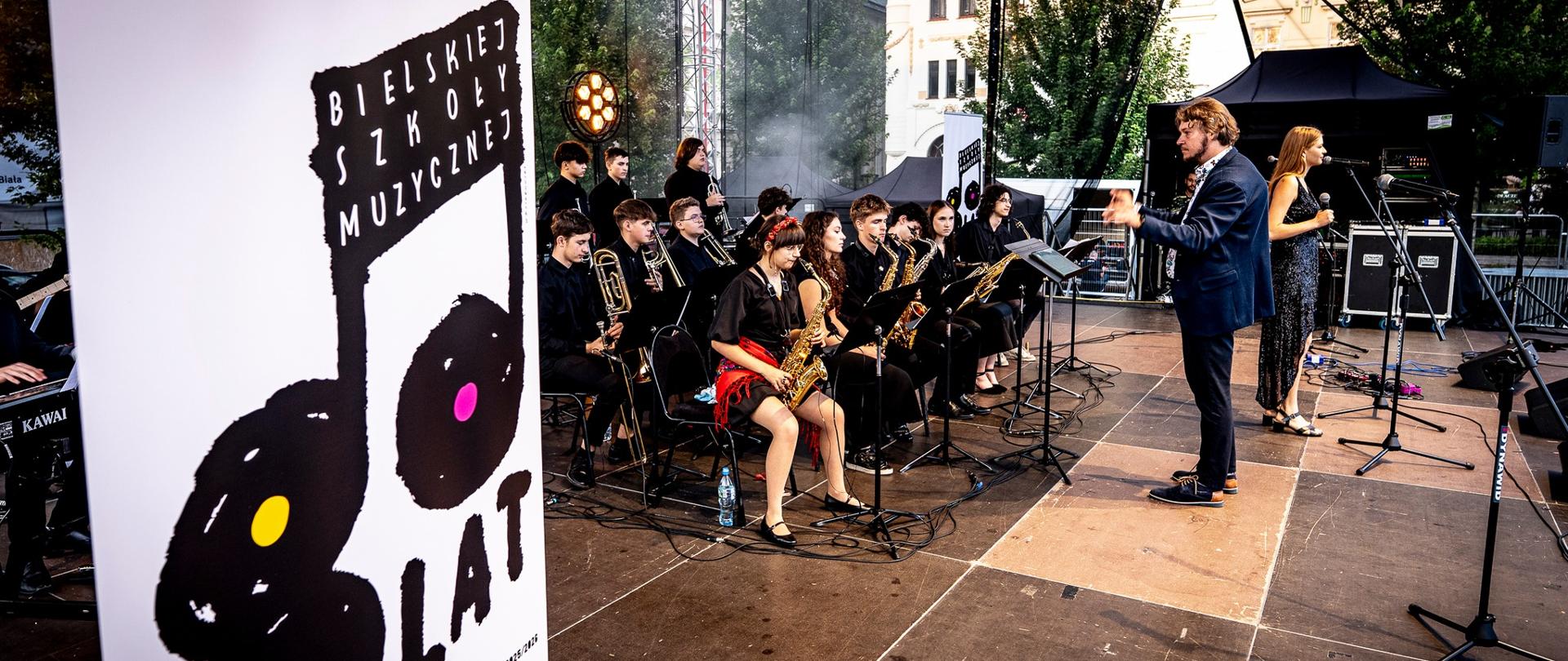 Koncert Big Bandu ZPSM im. M. Moniuszki w Bielsku-Białej w ramach YOUth BB fest - 13.09.2025 roku