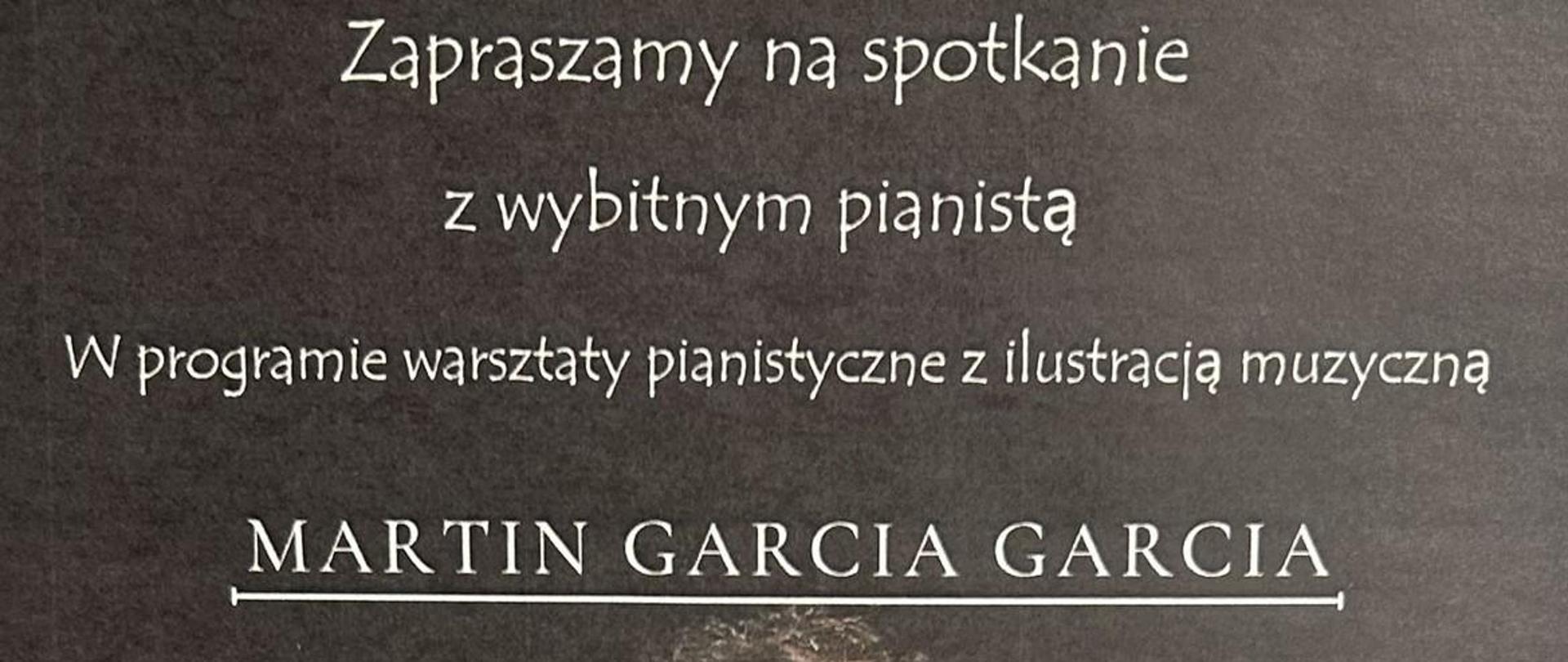 Spotkanie z Martinem Garcia Garcia. 8 maja 2024r.