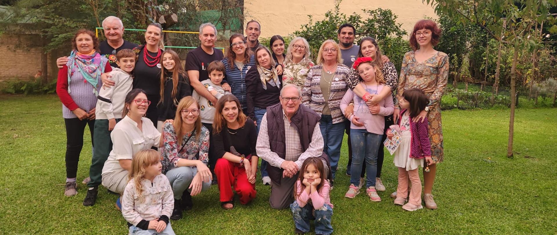 Participantes del Cafe Polaco en Mar del Plata
