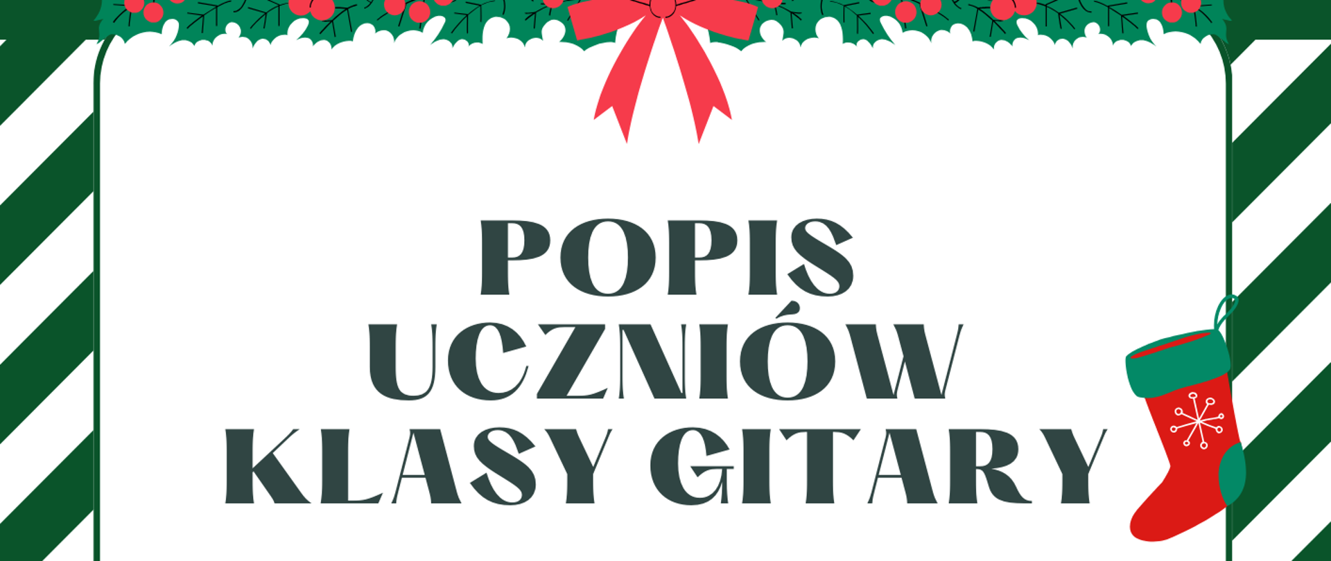 popis uczniów klasy gitary M. Bąk