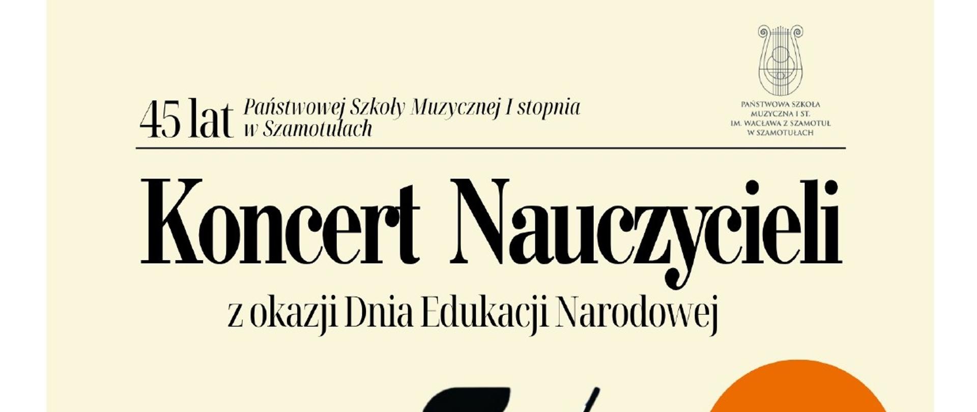 Koncert Nauczycieli szkoły z okazji DEN