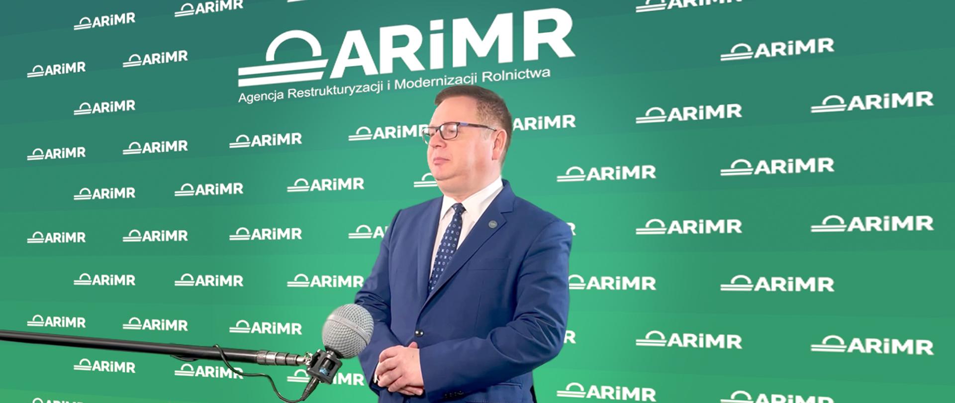 Wojciech Legawiec, Prezes ARiMR podczas nagrania dla Agrobiznesu - 12 marca 2026 r.