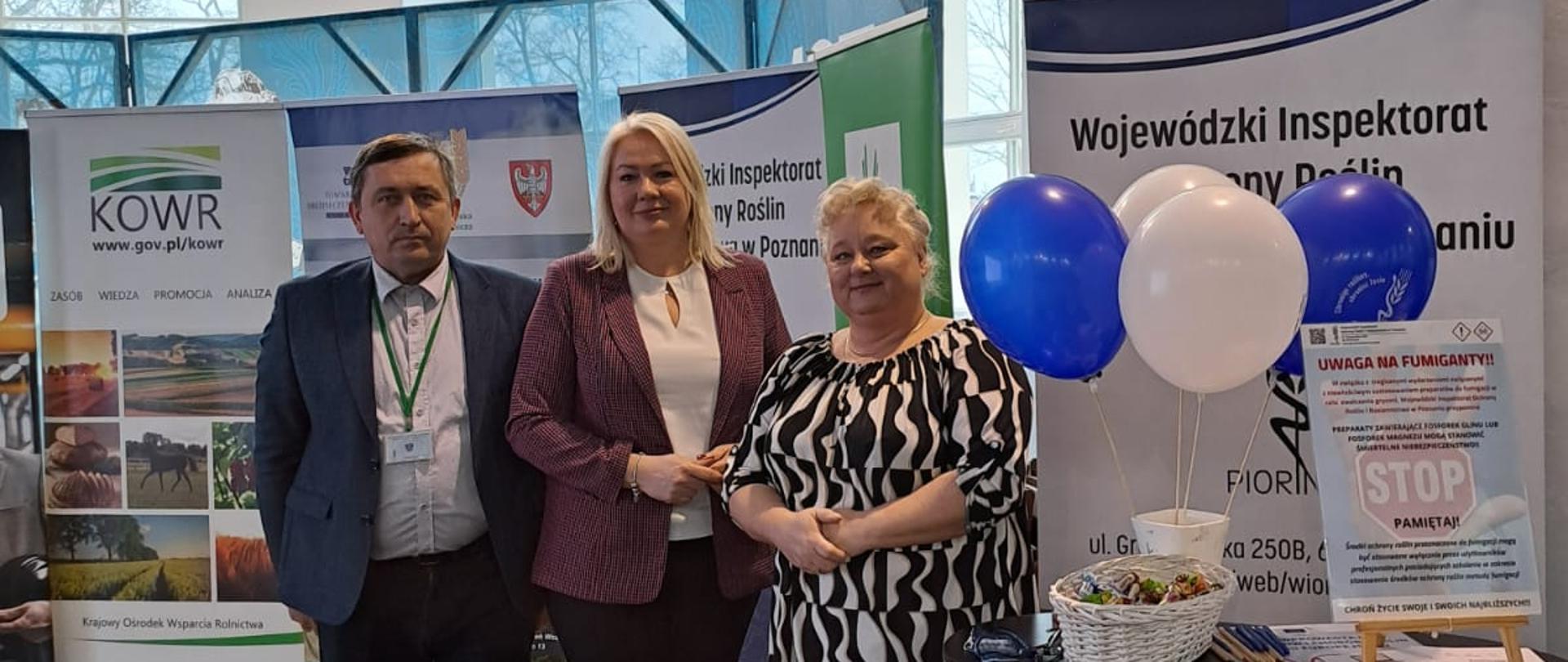 Wielkopolskie Forum Rolnicze w Miłosławiu - stoisko WIORiN w Poznaniu odwiedziła Starosta Wrzesińska Anita Kraska