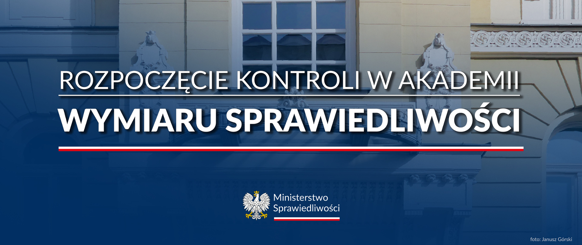 Rozpoczęcie kontroli w Akademii Wymiaru Sprawiedliwości