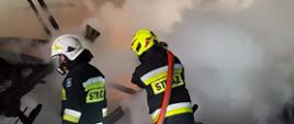 Pożar budynku gospodarczego w miejscowości Ostrowąsy 