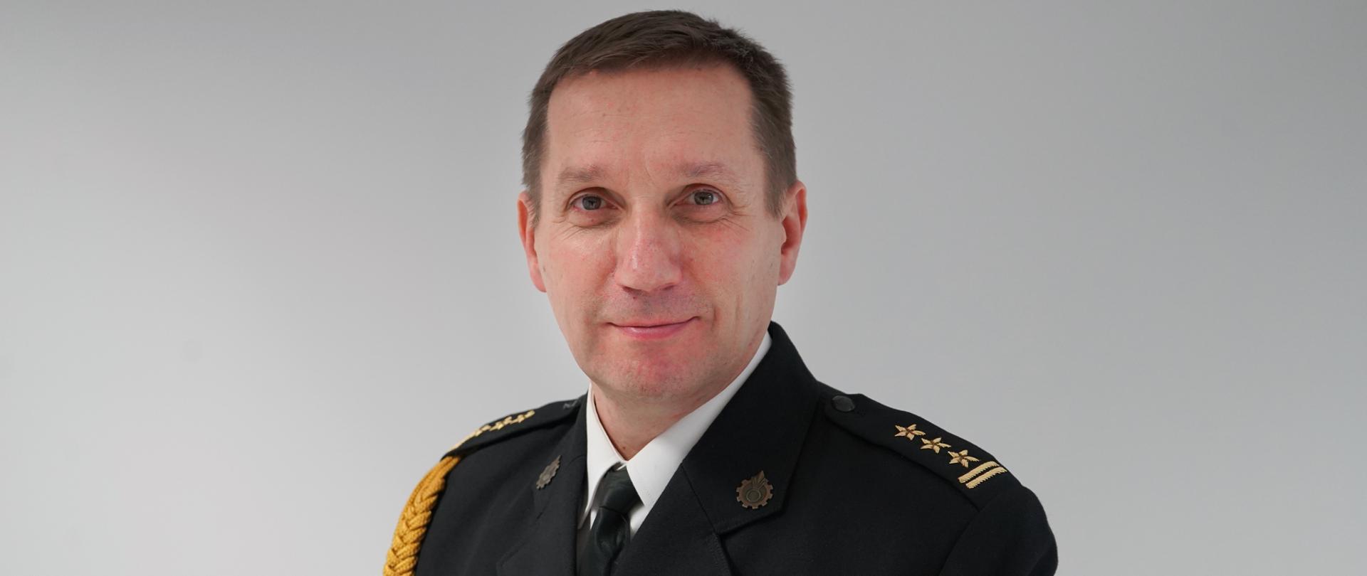 Komendant Miejski PSP m.st. Warszawy - st. bryg. Paweł Adamczyk