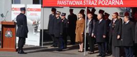 Uroczysty apel w KM PSP w Radomiu 