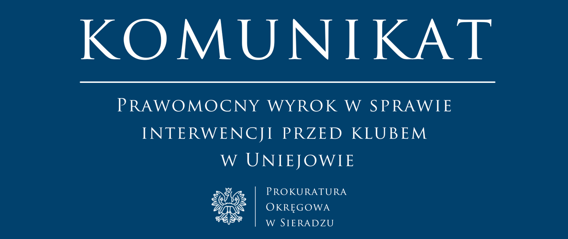 baner komunikat