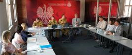 Strażacy i służby sanitarne wspólnie o procedurach bezpieczeństwa biologicznego