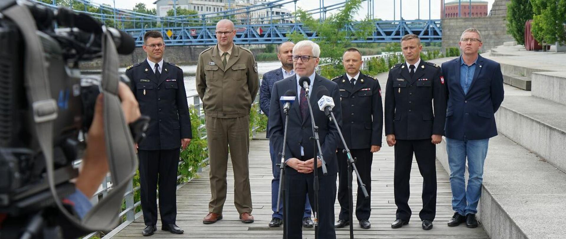 konferencja Jarosława Obremskiego Wojewody Dolnośląskiego