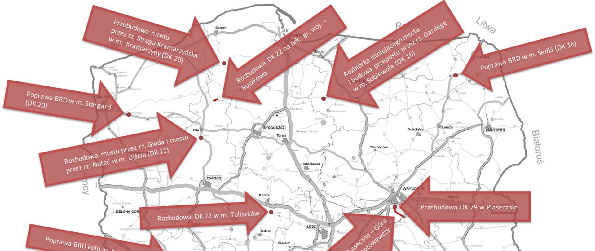 190 mln zł na poprawę stanu dróg krajowych 