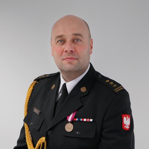 Zastępca Komendanta Miejskiego PSP m.st. Warszawy - st. bryg. Michał Płachta