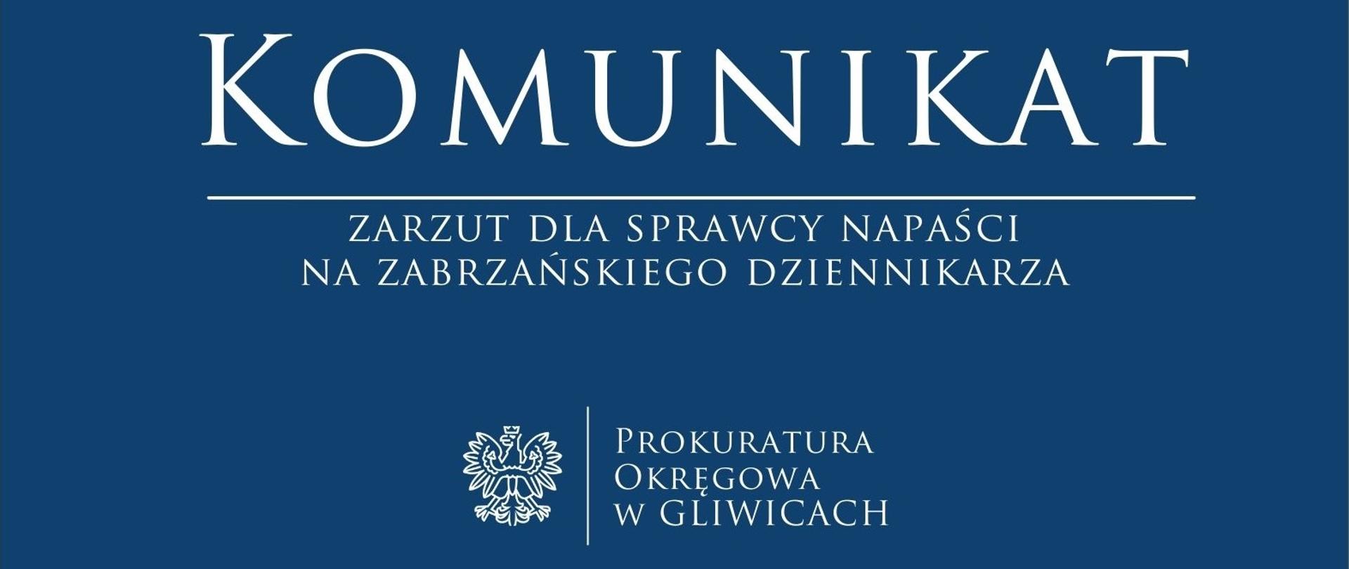 Zarzut dla sprawcy napaści na zabrzańskiego dziennikarza