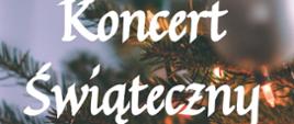 Plakat Wieczór kolęd w PSM w Cieszynie